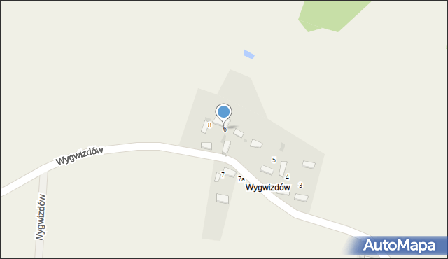 Mokrzesz, Wygwizdów, 6, mapa Mokrzesz