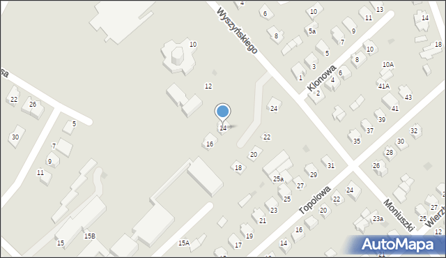 Morąg, Wyszyńskiego Stefana, ks. kard., 14, mapa Morąg
