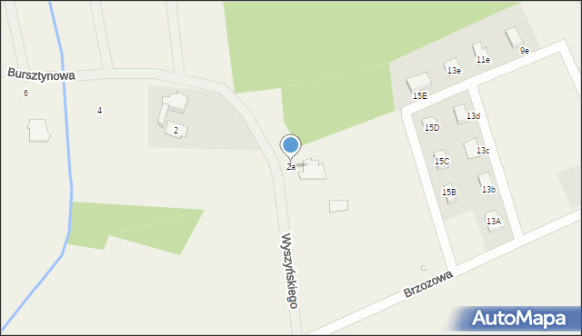 Morzyczyn, Wyszyńskiego Stefana, ks. kard., 2a, mapa Morzyczyn