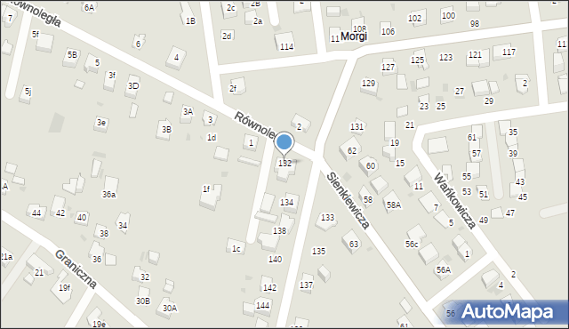 Mysłowice, Wybickiego Józefa, gen., 132, mapa Mysłowice