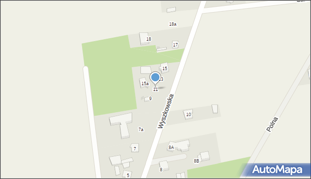 Natalin, Wyszkowska, 11, mapa Natalin