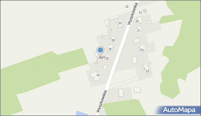 Natalin, Wyszkowska, 26a, mapa Natalin