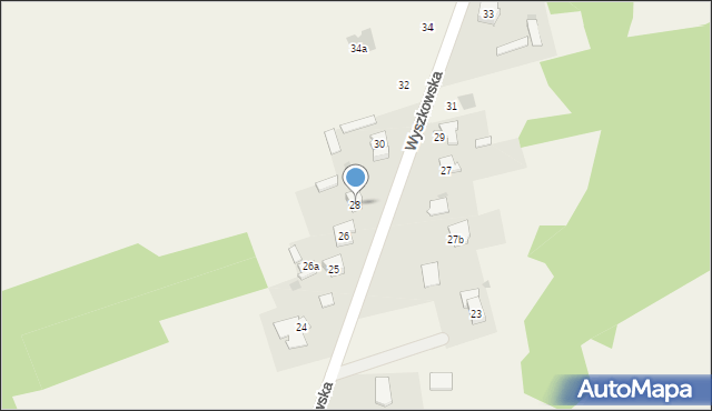 Natalin, Wyszkowska, 28, mapa Natalin