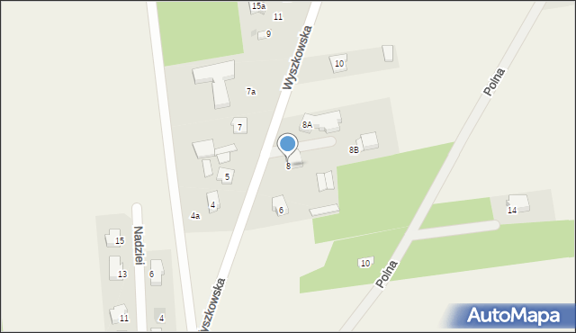 Natalin, Wyszkowska, 8, mapa Natalin
