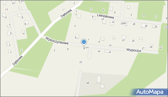 Niepoczołowice, Wypoczynkowa, 4, mapa Niepoczołowice