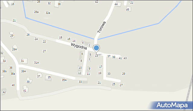 Niepołomice, Wygodna, 13, mapa Niepołomice