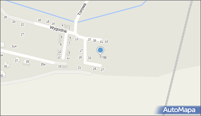 Niepołomice, Wygodna, 31, mapa Niepołomice