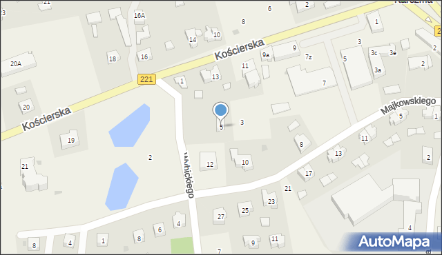 Nowa Karczma, Wybickiego Józefa, gen., 5, mapa Nowa Karczma