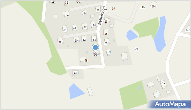 Nowa Karczma, Wybickiego Józefa, gen., 56, mapa Nowa Karczma