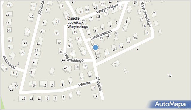 Nowa Ruda, Wyspiańskiego Stanisława, 22, mapa Nowa Ruda