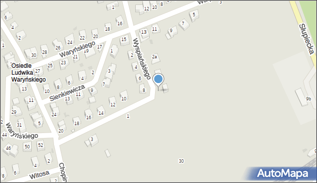 Nowa Ruda, Wyspiańskiego Stanisława, 2c, mapa Nowa Ruda