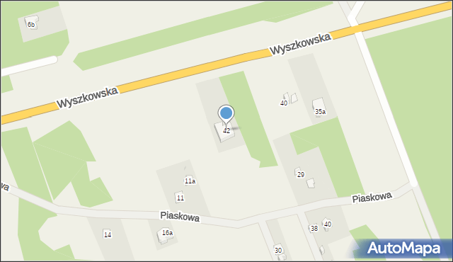 Nowa Wieś, Wyszkowska, 42, mapa Nowa Wieś