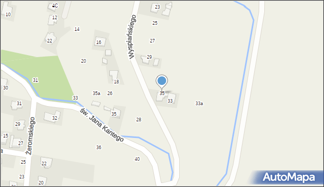 Nowa Wieś, Wyspiańskiego Stanisława, 35, mapa Nowa Wieś