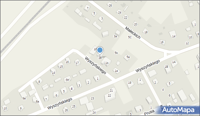 Nowa Wieś Ełcka, Wyszyńskiego Stefana, ks. kard., 18, mapa Nowa Wieś Ełcka