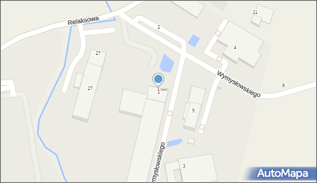 Nowa Wieś Wrocławska, Wymysłowskiego Józefa, 1, mapa Nowa Wieś Wrocławska