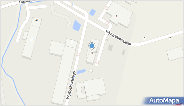 Nowa Wieś Wrocławska, Wymysłowskiego Józefa, 5, mapa Nowa Wieś Wrocławska