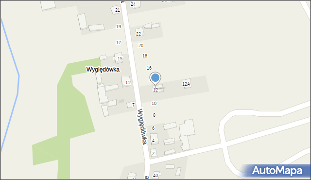 Nowe Iganie, Wyględówka, 12, mapa Nowe Iganie