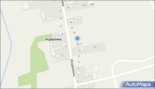 Nowe Iganie, Wyględówka, 14, mapa Nowe Iganie