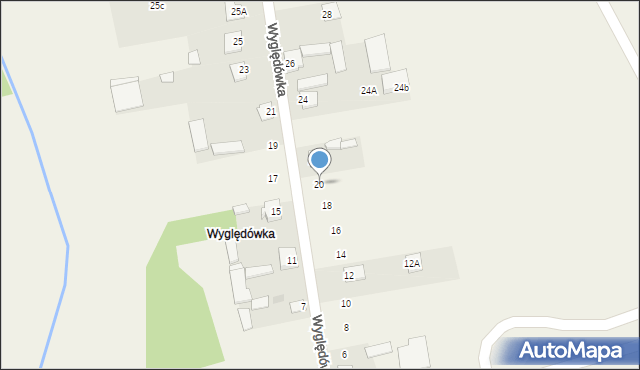 Nowe Iganie, Wyględówka, 20, mapa Nowe Iganie