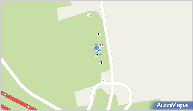 Nowe Iganie, Wyględówka, 77, mapa Nowe Iganie