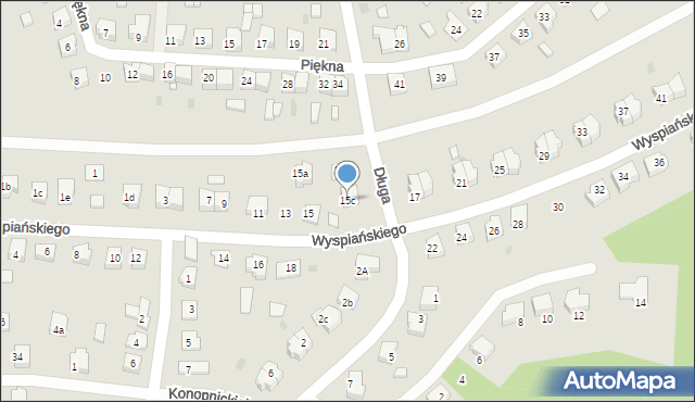 Nowe Miasto Lubawskie, Wyspiańskiego Stanisława, 15c, mapa Nowe Miasto Lubawskie