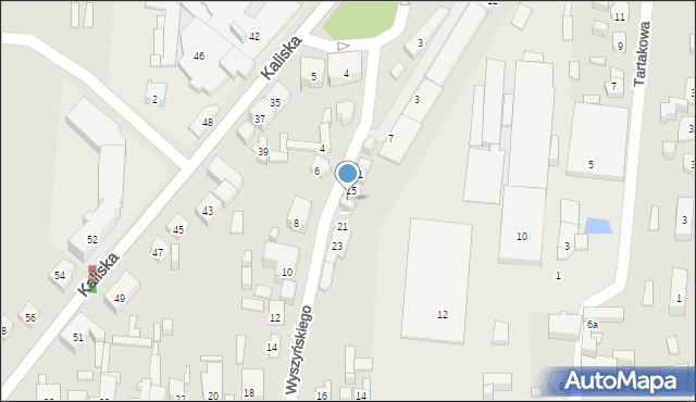 Nowe Skalmierzyce, Wyszyńskiego Stefana, ks. kard., 17, mapa Nowe Skalmierzyce