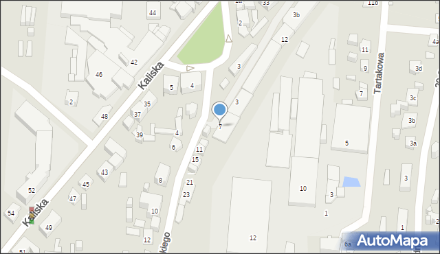 Nowe Skalmierzyce, Wyszyńskiego Stefana, ks. kard., 7, mapa Nowe Skalmierzyce