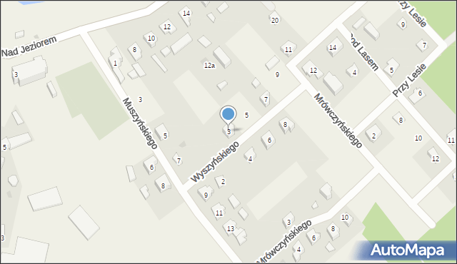 Nowy Barkoczyn, Wyszyńskiego Stefana, ks. kard., 3, mapa Nowy Barkoczyn