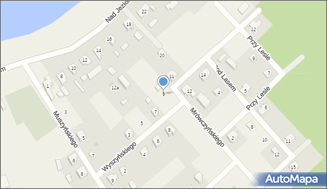 Nowy Barkoczyn, Wyszyńskiego Stefana, ks. kard., 9, mapa Nowy Barkoczyn