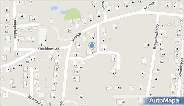 Nowy Wiśnicz, Wyspiańskiego Stanisława, 3, mapa Nowy Wiśnicz