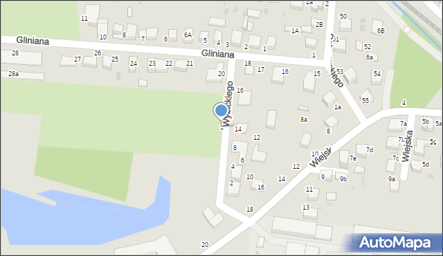 Oleśnica, Wybickiego Józefa, gen., 1, mapa Oleśnica