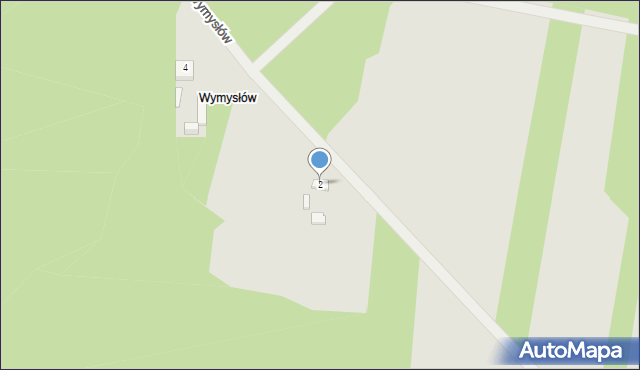 Opoczno, Wymysłów, 2, mapa Opoczno