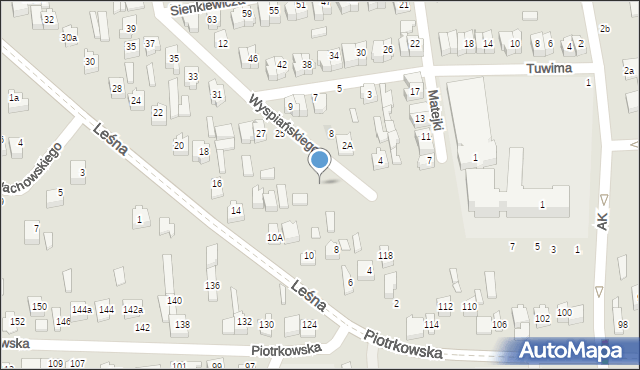 Opoczno, Wyspiańskiego Stanisława, 21, mapa Opoczno