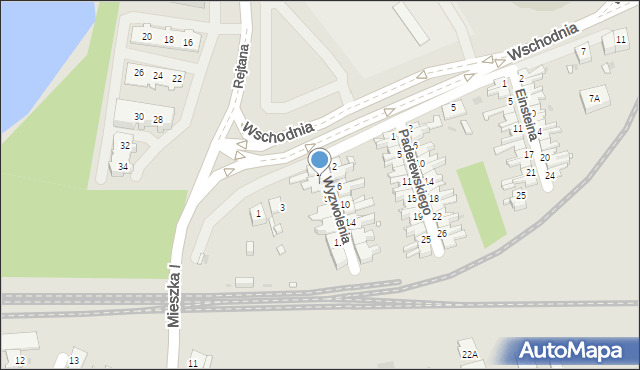 Opole, Wyzwolenia, 3, mapa Opola