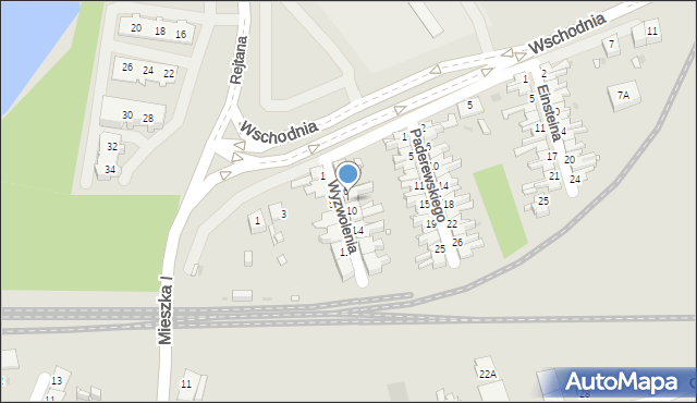 Opole, Wyzwolenia, 8, mapa Opola