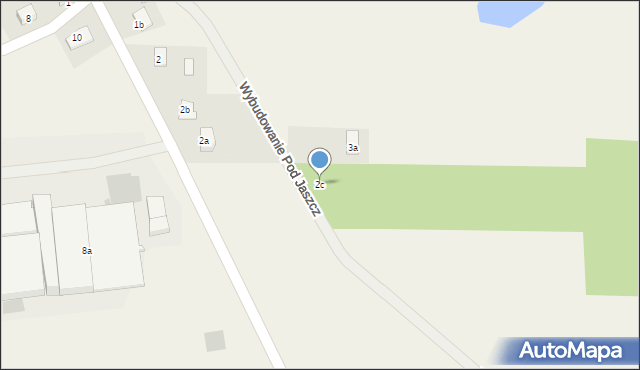 Osie, Wybudowanie Pod Jaszcz, 2c, mapa Osie