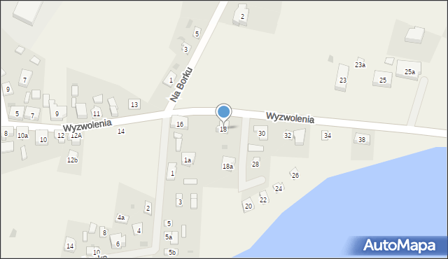 Osiek, Wyzwolenia, 18, mapa Osiek