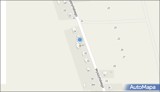 Osolin, Wyszyńskiego Stefana, ks. kard., 28, mapa Osolin