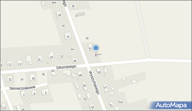 Osolin, Wyszyńskiego Stefana, ks. kard., 43, mapa Osolin