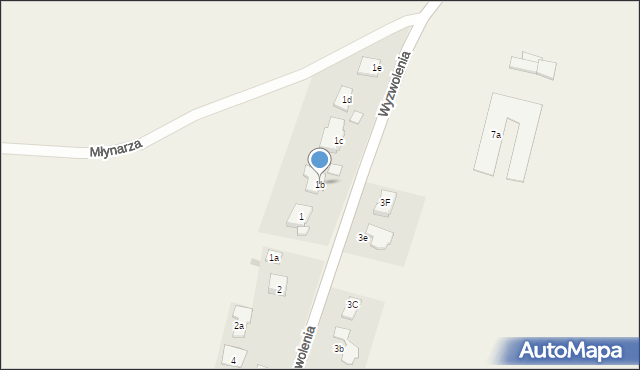 Ossy, Wyzwolenia, 1b, mapa Ossy