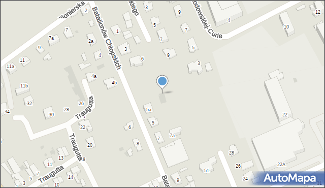 Ostróda, Wybickiego Józefa, gen., 8, mapa Ostróda