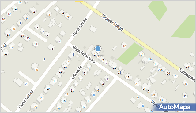 Ostrołęka, Wyspiańskiego Stanisława, 3, mapa Ostrołęka