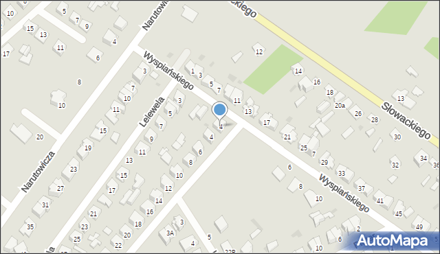 Ostrołęka, Wyspiańskiego Stanisława, 4, mapa Ostrołęka