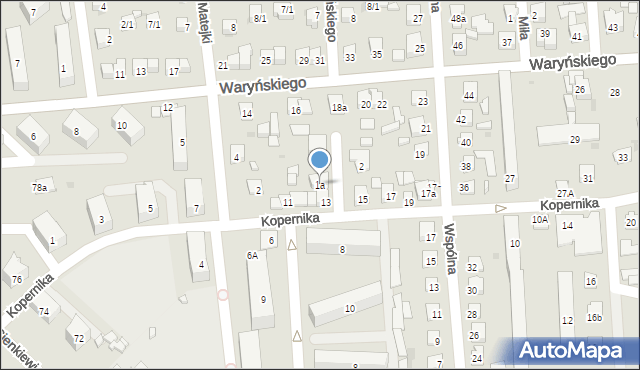 Ostrowiec Świętokrzyski, Wyspiańskiego Stanisława, 1a, mapa Ostrowiec Świętokrzyski