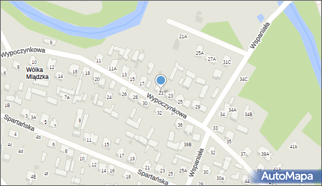 Otwock, Wypoczynkowa, 21, mapa Otwock