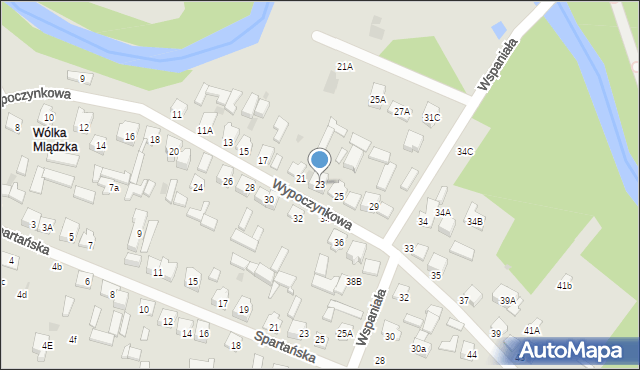 Otwock, Wypoczynkowa, 23, mapa Otwock