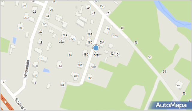 Otwock, Wypoczynkowa, 50B, mapa Otwock