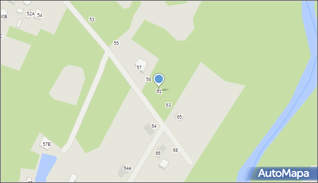 Otwock, Wypoczynkowa, 61, mapa Otwock