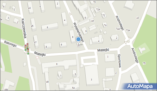 Otwock, Wyspiańskiego Stanisława, 10, mapa Otwock