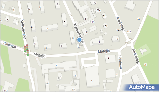 Otwock, Wyspiańskiego Stanisława, 8A, mapa Otwock